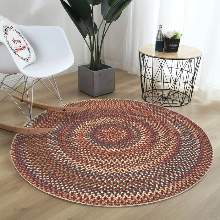 Covor Asi Home Rug 504, 100 x 100cm, Bumbac | Poliester, Multicolor