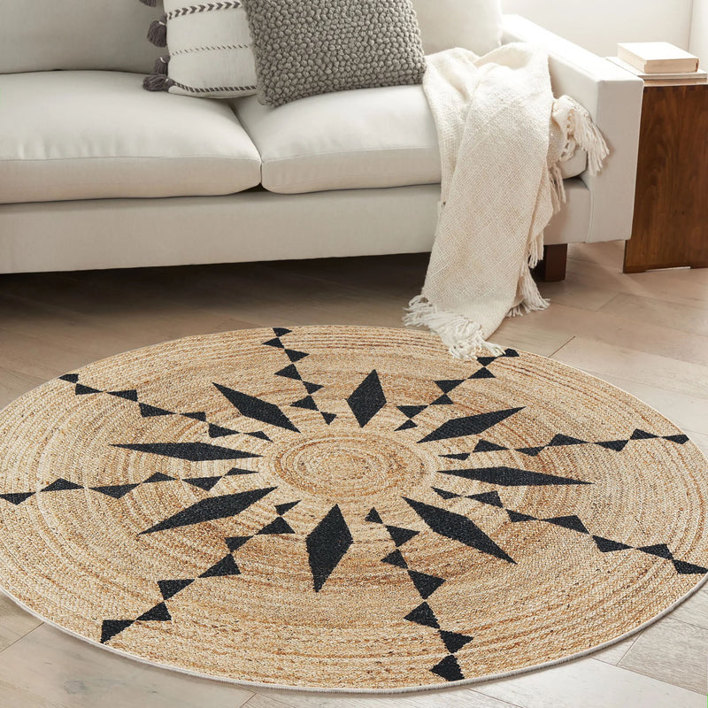 Covor Asi Home Rug 508, 100 x 100cm, Bumbac | Poliester, Crem