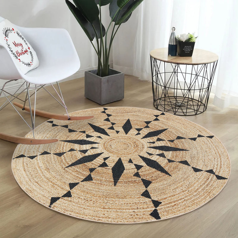 Covor Asi Home Rug 508, 100 x 100cm, Bumbac | Poliester, Crem