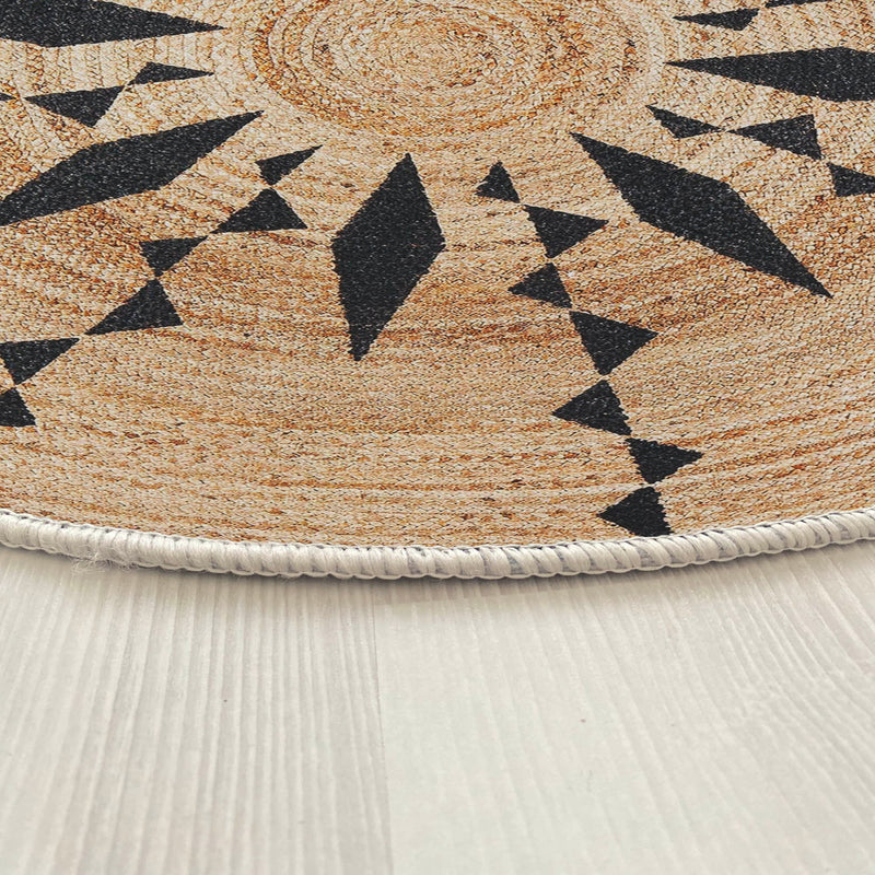 Covor Asi Home Rug 508, 100 x 100cm, Bumbac | Poliester, Crem
