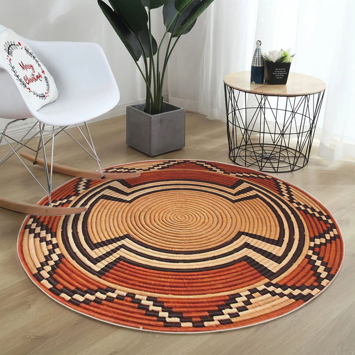 Covor Asi Home Rug 512, 80 x 80cm, Bumbac | Poliester, Portocaliu