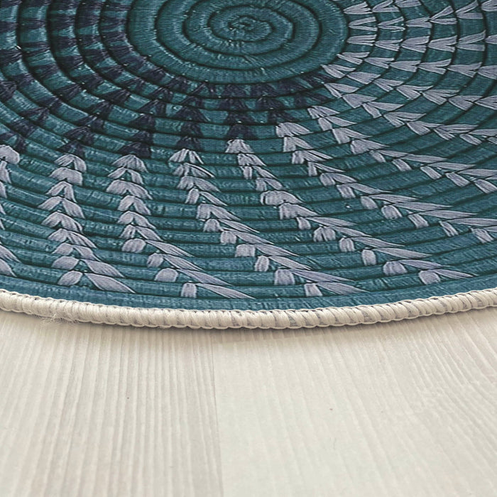 Covor Asi Home Rug 516, 160 x 160cm, Bumbac | Poliester, Albastru