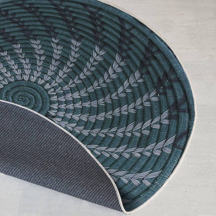 Covor Asi Home Rug 516, 160 x 160cm, Bumbac | Poliester, Albastru