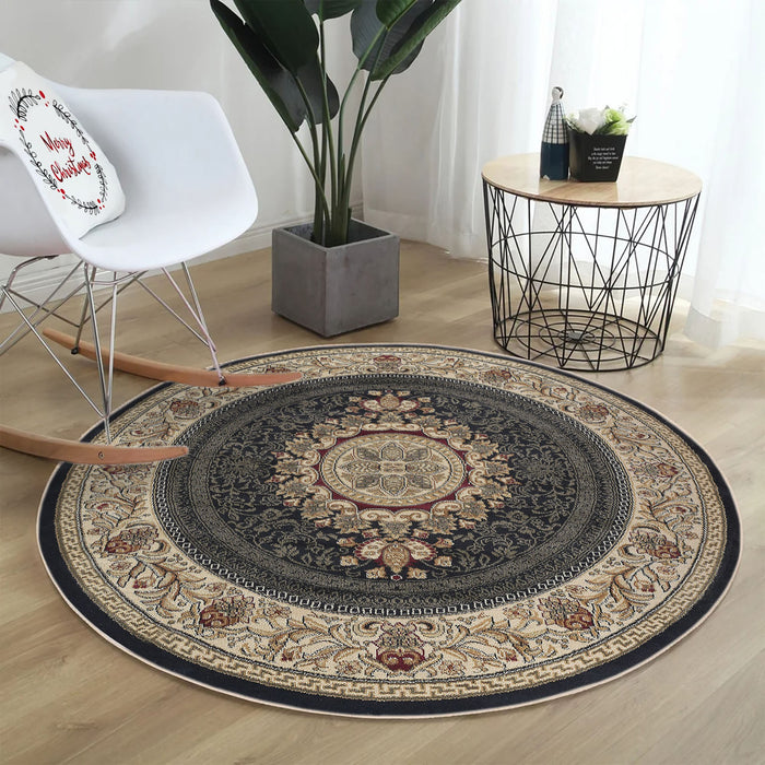Covor Asi Home Rug 523, 110 x 110cm, Bumbac | Poliester, Verde