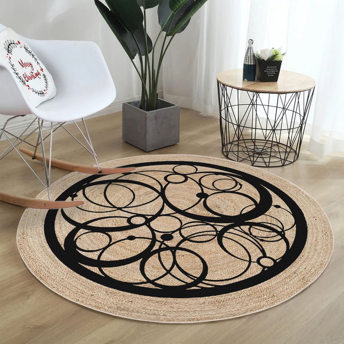 Covor Asi Home Rug 534, 120 x 120cm, Bumbac | Poliester, Crem