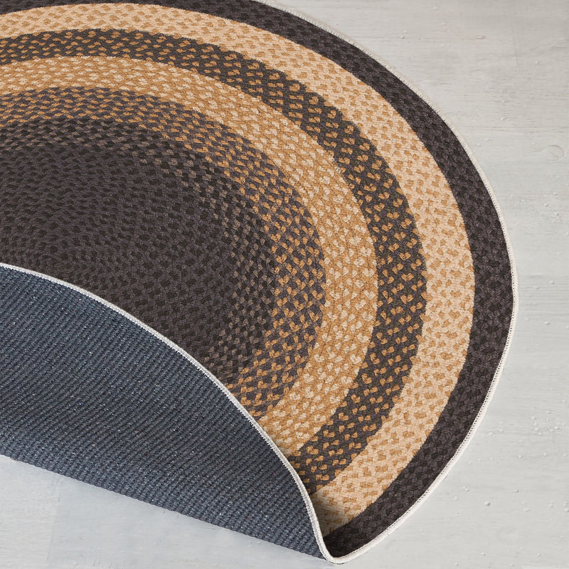 Covor Asi Home Rug 540, 100 x 100cm, Bumbac | Poliester, Maro