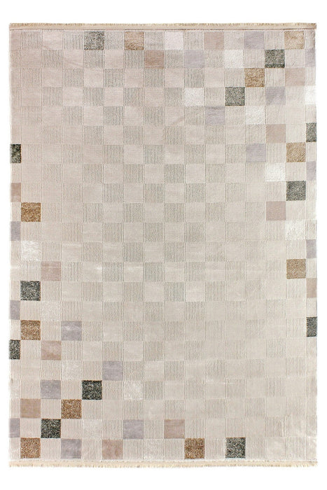 Covor Asi Home Lami Squares, 80 x 300cm, Polipropilena, Multicolor