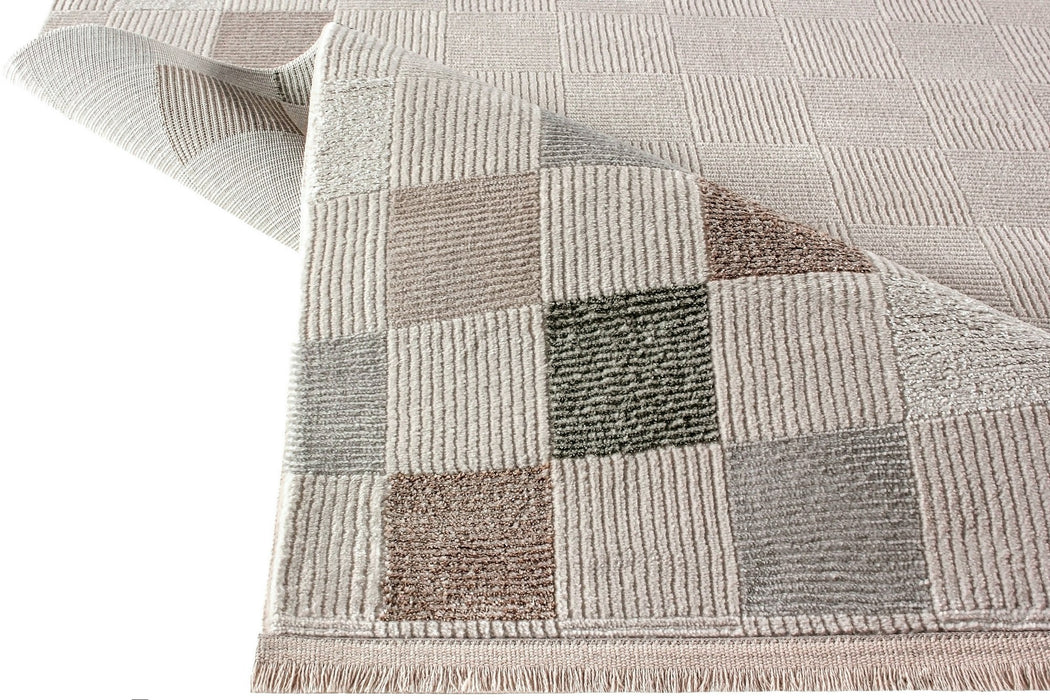 Covor Asi Home Lami Squares, 80 x 300cm, Polipropilena, Multicolor