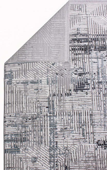 Covor Asi Home Leo Geometrically, 120 x 180cm,  Polipropilena | Poliester, Albastru