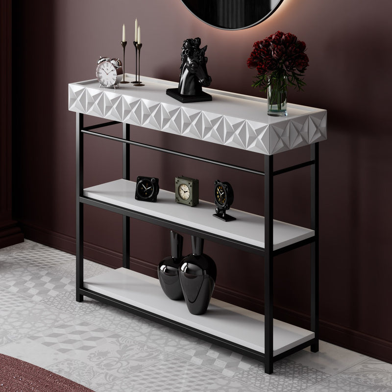 Consolă Asi Home Smarald - alb, negru (102)