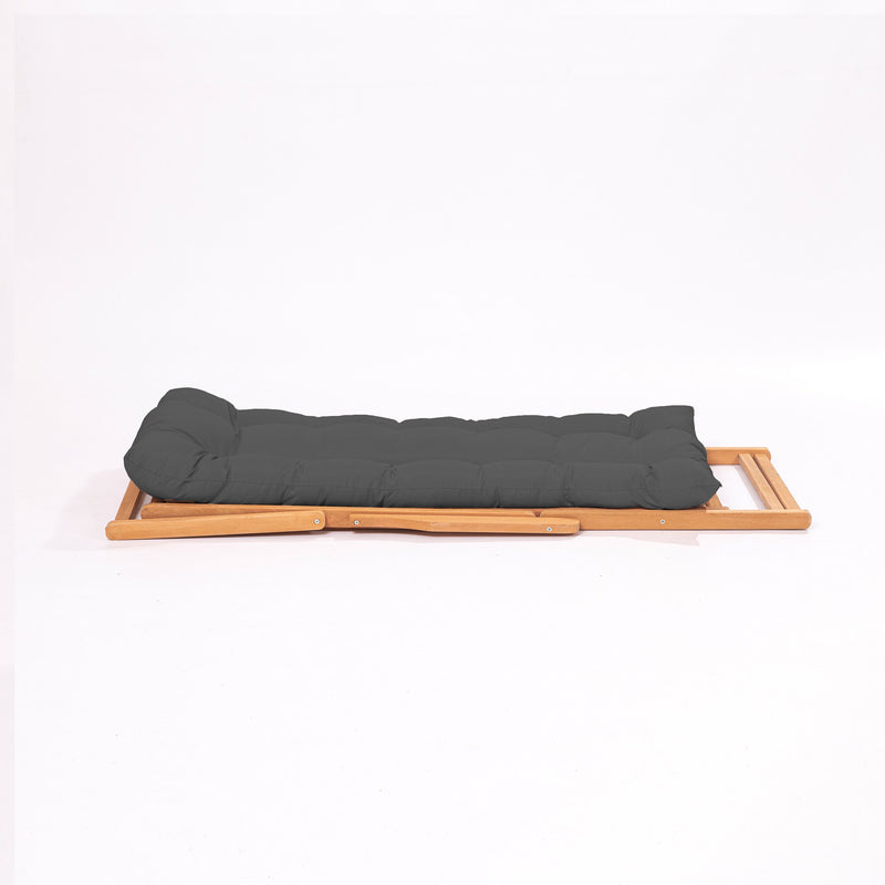 Set Masa si Scaune de Gradina 3 Piese, Asi Home MY, 40cm x 40cm x 40cm,  66cm x 110cm x 48cm, Gri