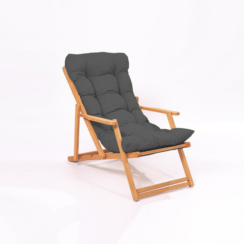 Set Masa si Scaune de Gradina 3 Piese, Asi Home MY, 40cm x 40cm x 40cm,  66cm x 110cm x 48cm, Gri