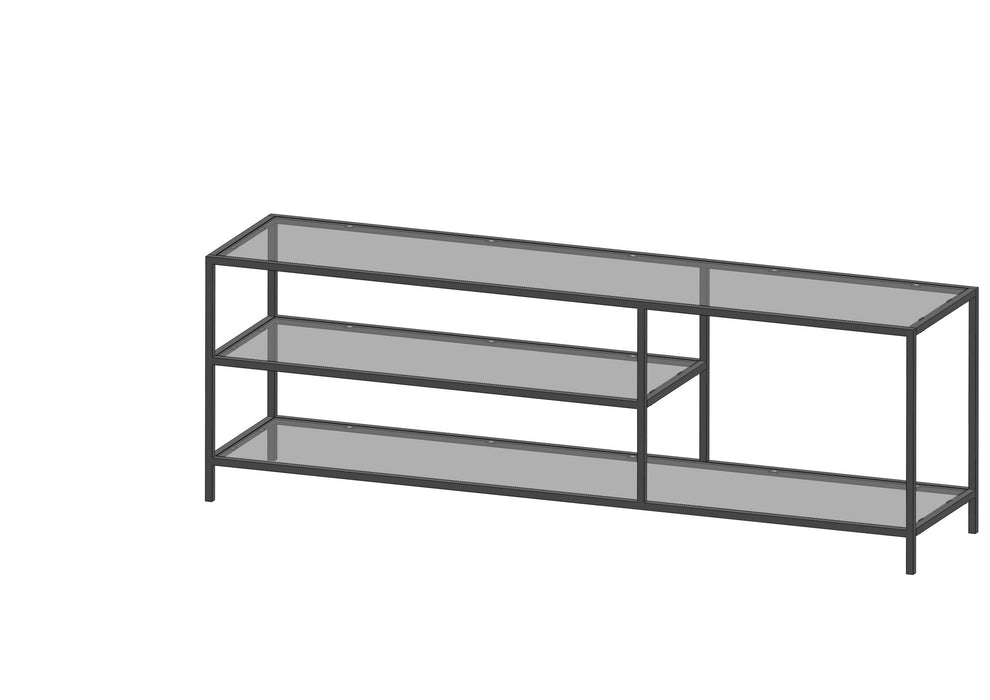 Comoda TV Asi Home Liva, 150 cm x 50 cm x 35 cm, Negru