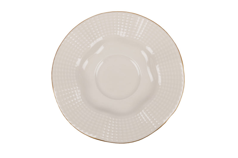 Set Cesti de Cafea 12 Piese, Crem
Auriu, MLN12KT14R520