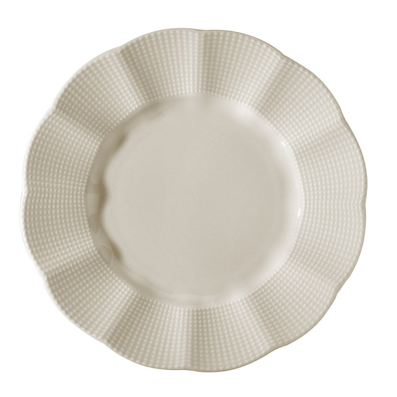 Set Vesela 24 Piese, Asi Home Ultimate Elegance, Portelan, Crem, Set de Masa 24 Piese-6 persoane