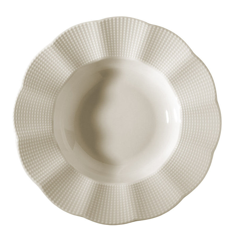 Set Vesela 24 Piese, Asi Home Ultimate Elegance, Portelan, Crem, Set de Masa 24 Piese-6 persoane