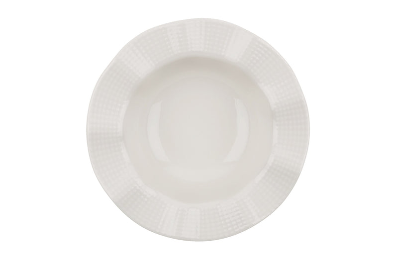 Set Vesela 24 Piese, Asi Home Ultimate Elegance, Portelan, Crem, Set de Masa 24 Piese-6 persoane