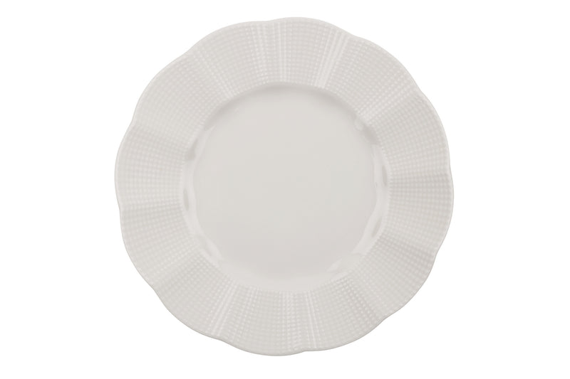 Set Vesela 24 Piese, Asi Home Ultimate Elegance, Portelan, Crem, Set de Masa 24 Piese-6 persoane