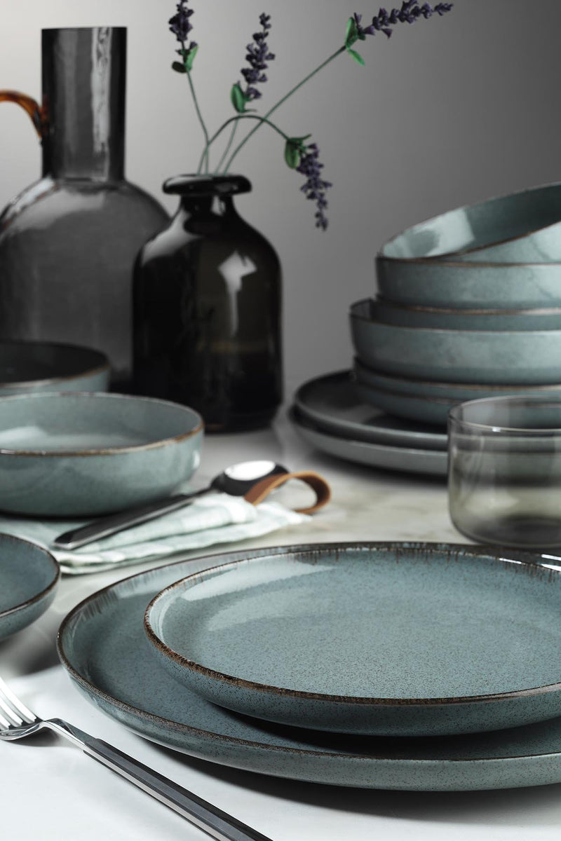 Set Vesela 16 Piese, Asi Home Mod16, Portelan, Turcoaz