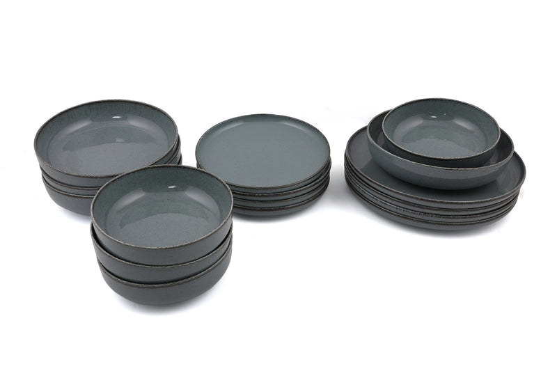 Set Vesela 16 Piese, Asi Home Mod16, Portelan, Turcoaz