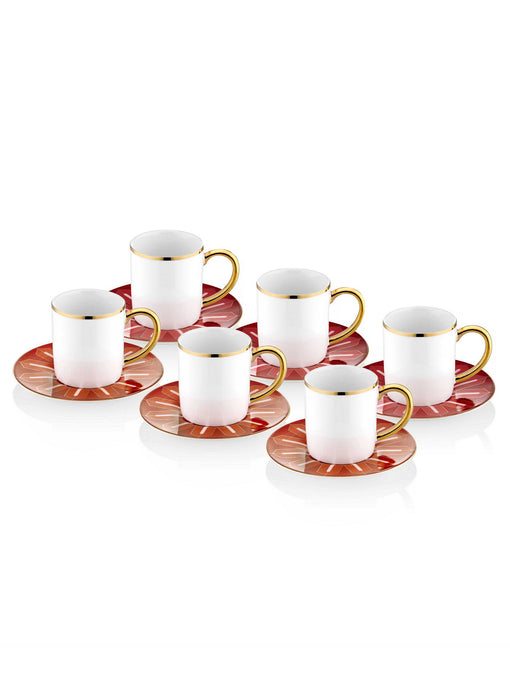 Set Cesti de Cafea 12 Piese, Multicolor, CUP0031