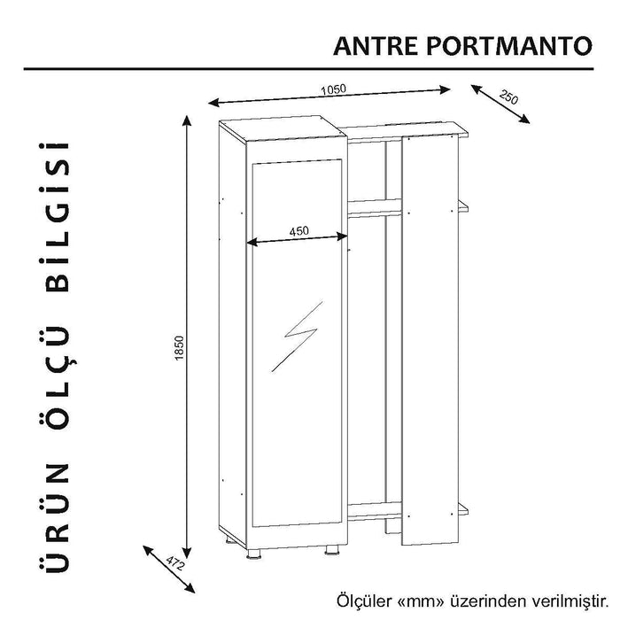 Cuier Asi Home Antre - Alb