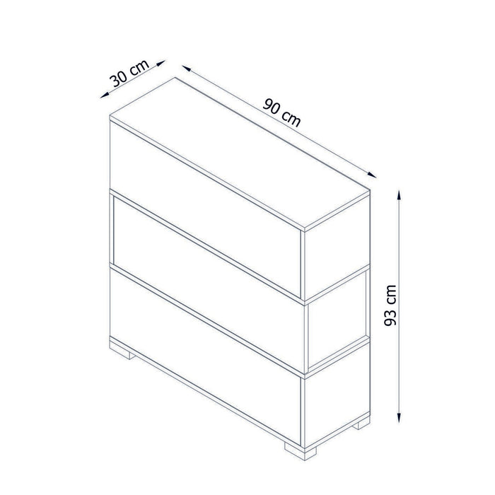 Dulap Pantofil Asi Home Napoleon - Alb, Nuc