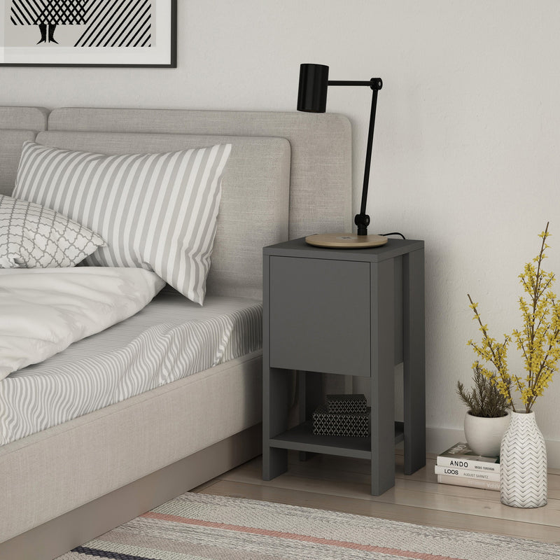 Noptiera Asi Home Ema - Antracit, Antracit