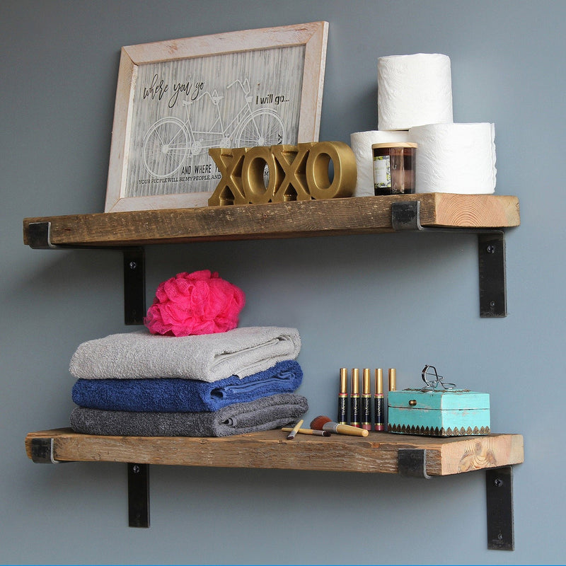Raft decorativ de perete din lemn Asi Home AHLAM004