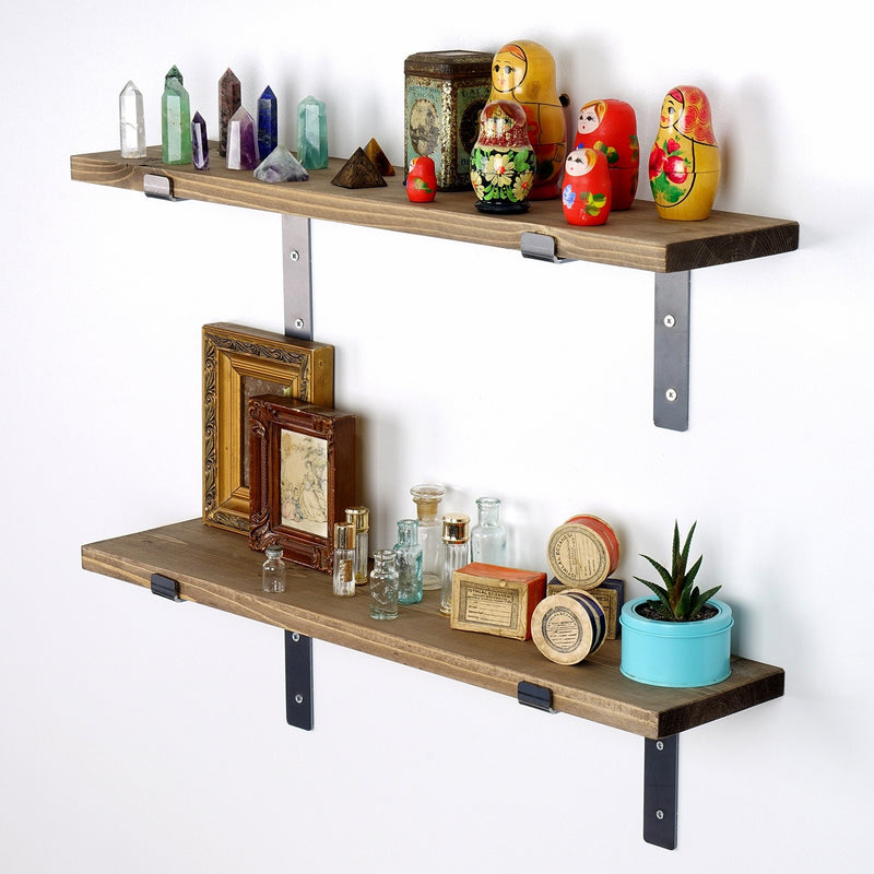Raft decorativ de perete din lemn Asi Home AHLAM006