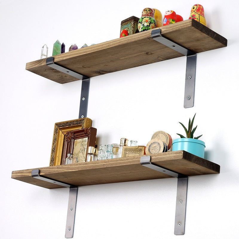 Raft decorativ de perete din lemn Asi Home AHLAM006