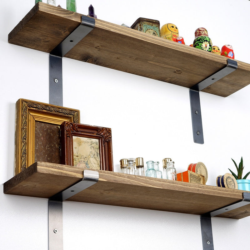 Raft decorativ de perete din lemn Asi Home AHLAM006