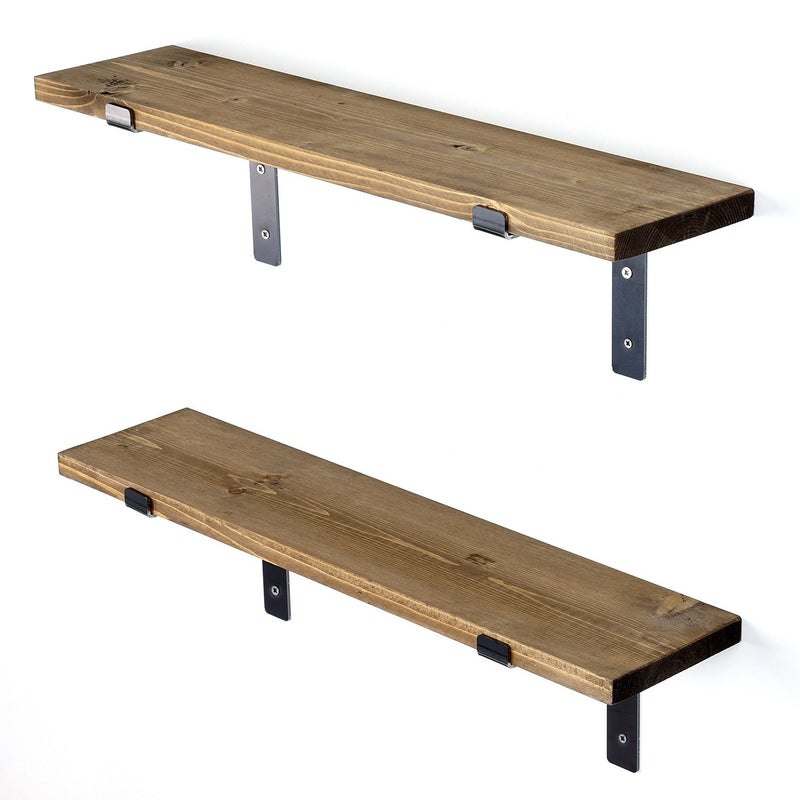Raft decorativ de perete din lemn Asi Home AHLAM006