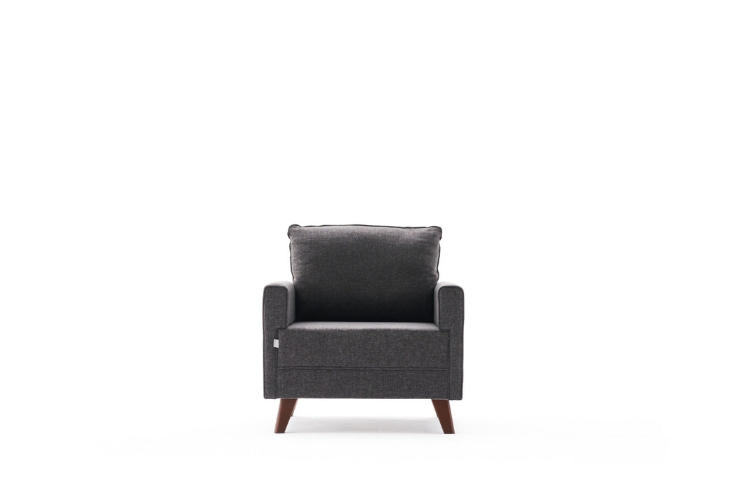 Fotoliu Asi Home Bella Armchair,  Antracit, 82X85X81cm