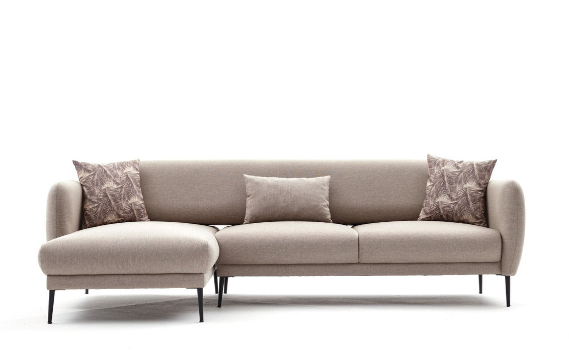 Coltar Extensibil Asi Home Venus L, Crem, 265X80X163cm