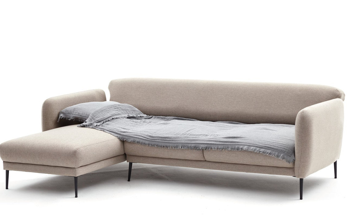 Coltar Extensibil Asi Home Venus L, Crem, 265X80X163cm