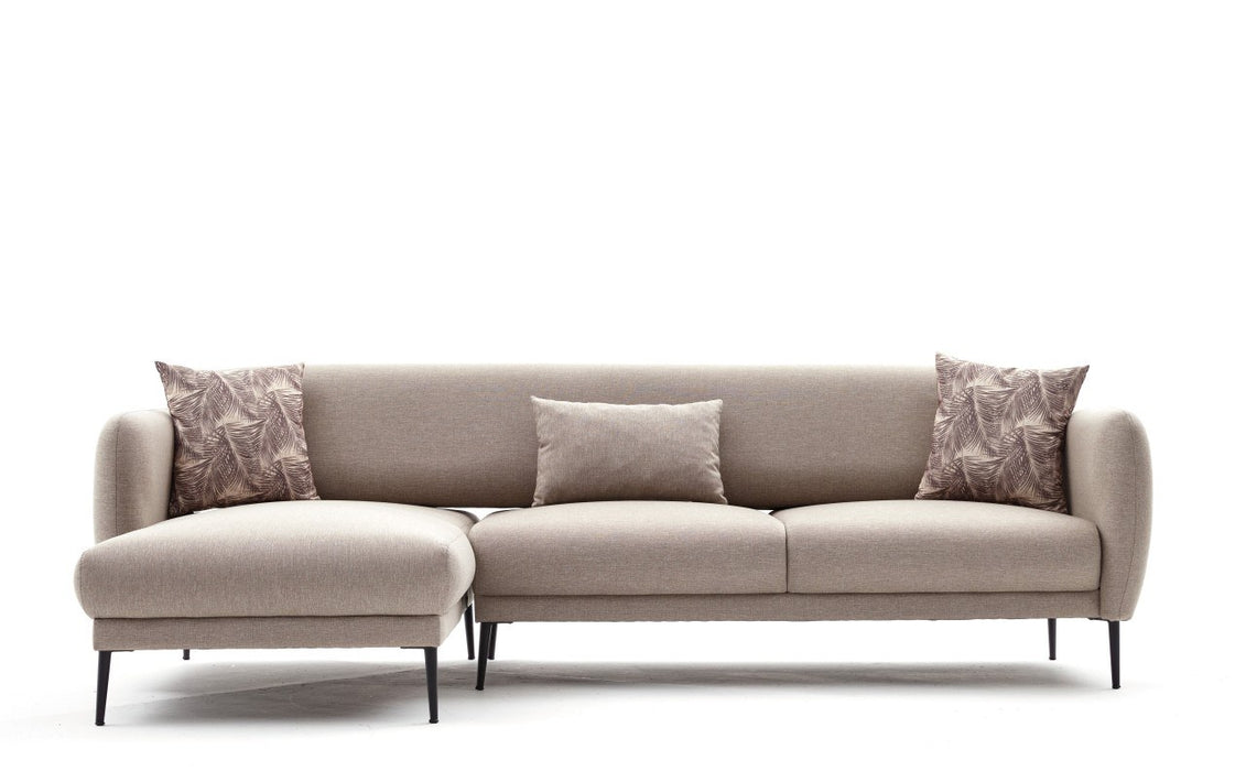 Coltar Extensibil Asi Home Venus L, Crem, 265X80X163cm