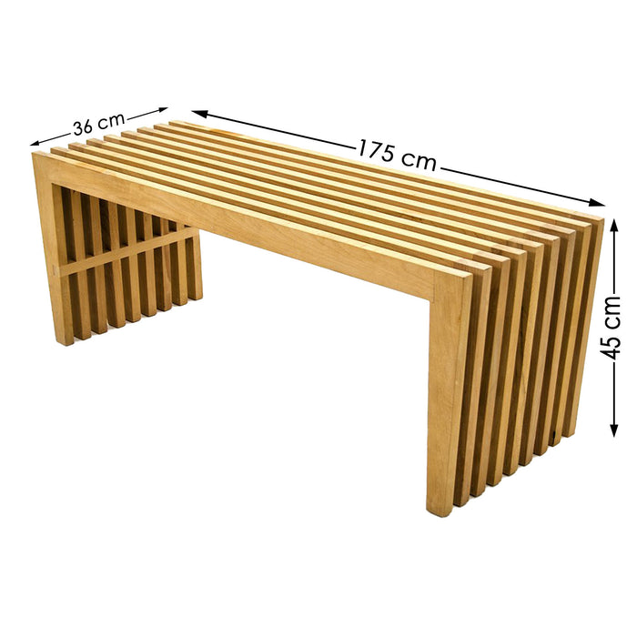 Banca Asi Home Gudas, Stejar, 175 x45 x36 cm