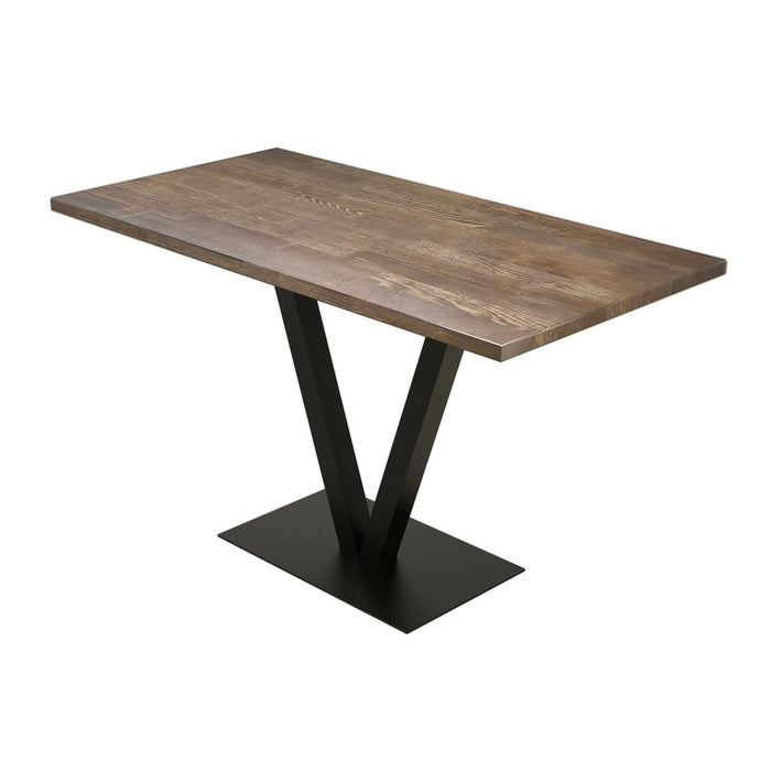 Masa Asi Home Sun Table - Walnut, Nuc/
Negru, 125 x77 x66cm