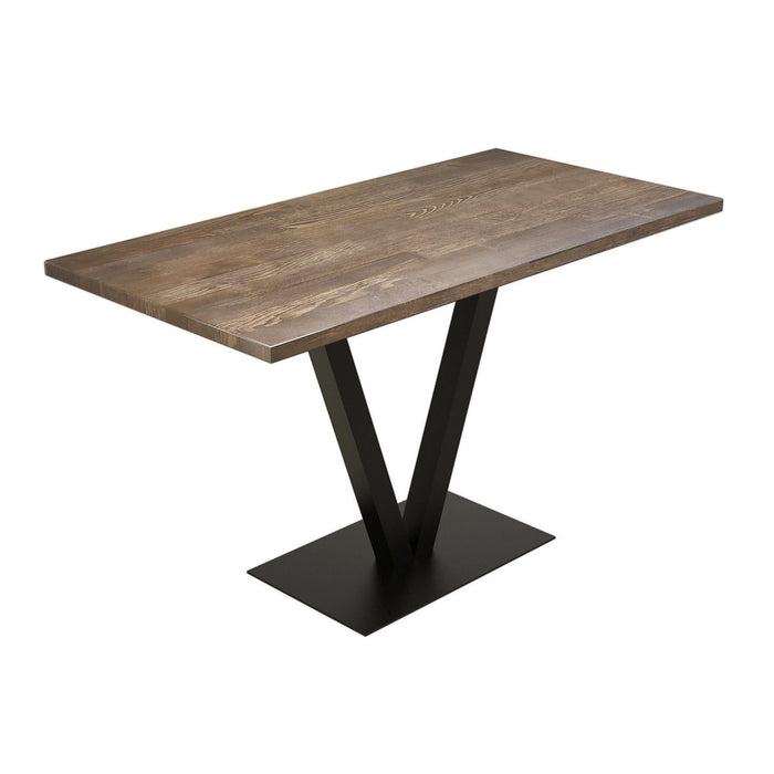 Masa Asi Home Sun Table - Walnut, Nuc/
Negru, 125 x77 x66cm