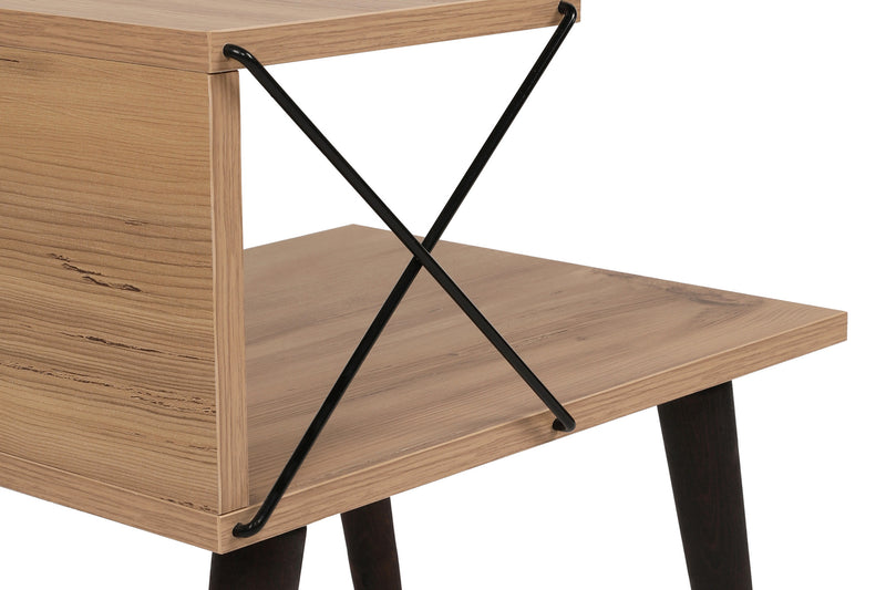 Noptiera Asi Home Cross - Pine, Pin, 50 x55 x40cm