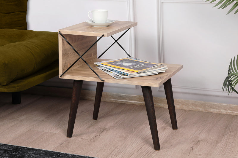 Noptiera Asi Home Cross - Pine, Pin, 50 x55 x40cm