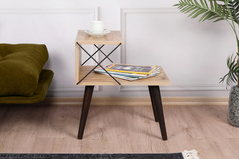 Noptiera Asi Home Cross - Pine, Pin, 50 x55 x40cm