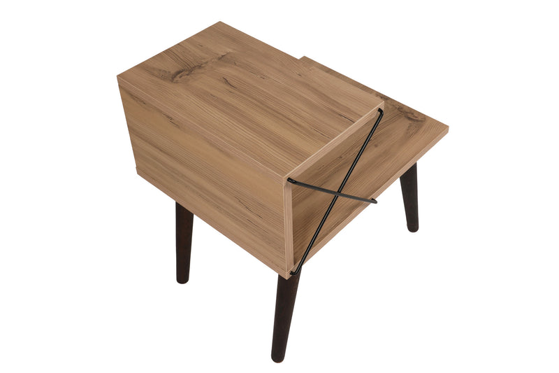 Noptiera Asi Home Cross - Pine, Pin, 50 x55 x40cm