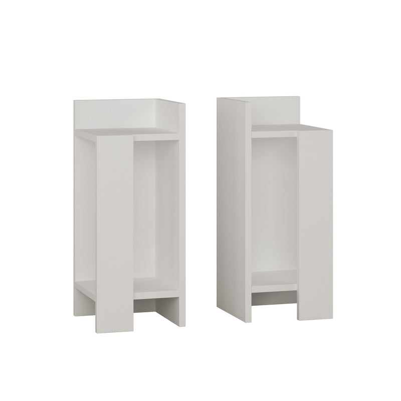Noptiera Asi Home Elos - White, Alb, 25 x60 x27cm