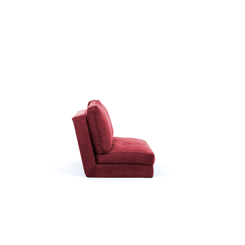 Canapea extensibila 2 locuri Asi Home Taida Maroon, 68 cm X 120 cm, Maro