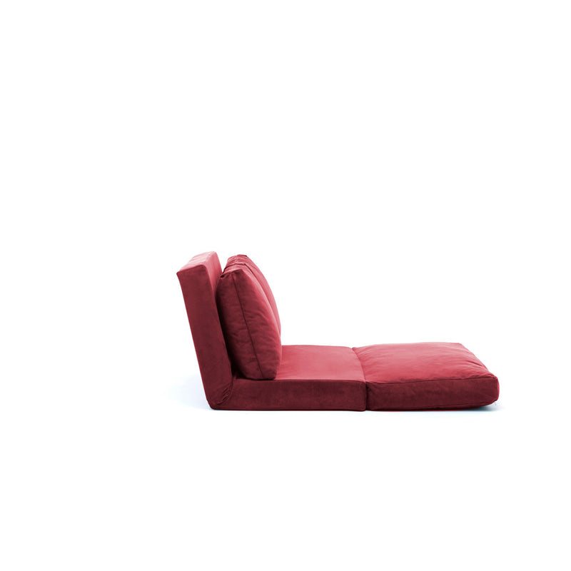 Canapea extensibila 2 locuri Asi Home Taida Maroon, 68 cm X 120 cm, Maro
