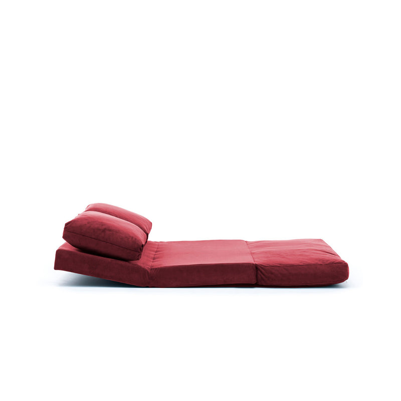 Canapea extensibila 2 locuri Asi Home Taida Maroon, 68 cm X 120 cm, Maro
