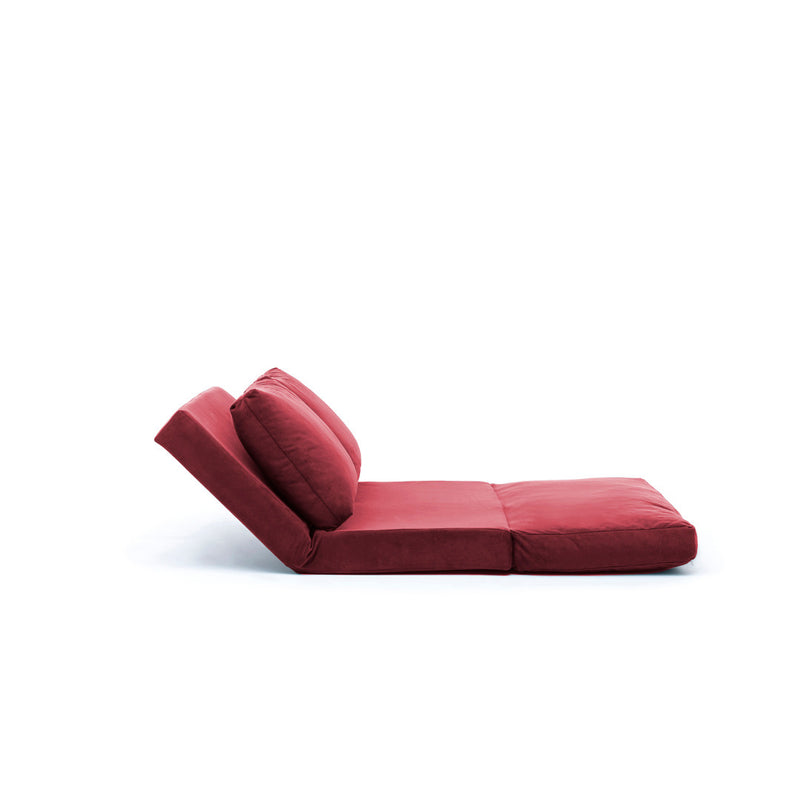 Canapea extensibila 2 locuri Asi Home Taida Maroon, 68 cm X 120 cm, Maro