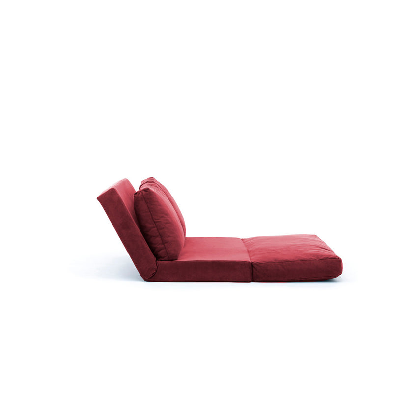 Canapea extensibila 2 locuri Asi Home Taida Maroon, 68 cm X 120 cm, Maro